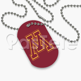 Minnesota Golden Gophers Custom Art Personalized Dog Tags ID Name Tag Pet Tag