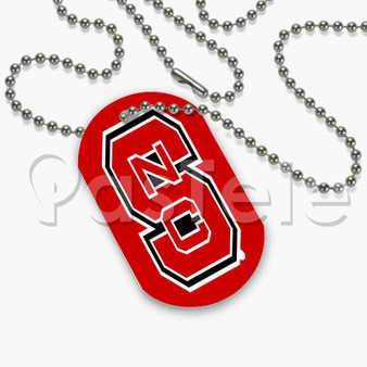NC State Wolfpack Custom Art Personalized Dog Tags ID Name Tag Pet Tag