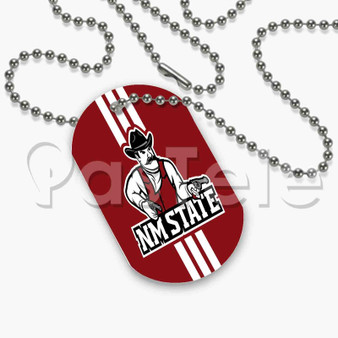 New Mexico State Aggies Custom Art Personalized Dog Tags ID Name Tag Pet Tag