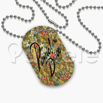Panic At the Disco Pattern Custom Art Personalized Dog Tags ID Name Tag Pet Tag