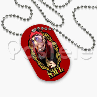 RAPPER JEFFY Custom Art Personalized Dog Tags ID Name Tag Pet Tag