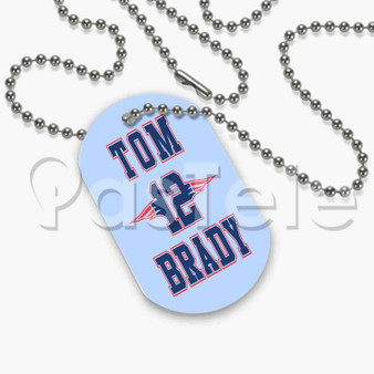 Tom Brady 2 Custom Art Personalized Dog Tags ID Name Tag Pet Tag