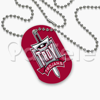 Troy Trojans Custom Art Personalized Dog Tags ID Name Tag Pet Tag