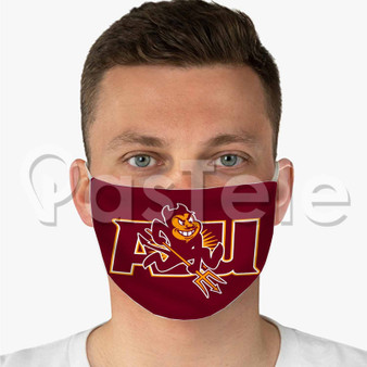 Arizona State Sun Devils Custom Personalized Fabric Face Mask Polyester Two Layers Cloth