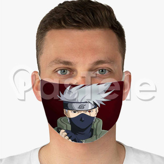 Kakashi Custom Personalized Fabric Face Mask Polyester Two Layers Cloth