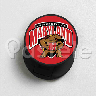 Maryland Terrapins Custom Round Cell Phone Folding Finger Holder