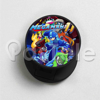 Mega Man 11 Custom Round Cell Phone Folding Finger Holder