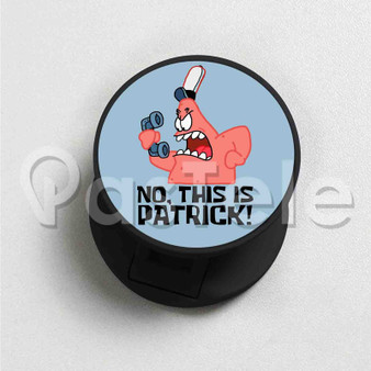 No This Is Patrick Custom Round Cell Phone Folding Finger Holder