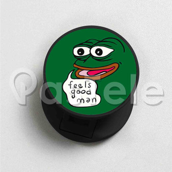 Pepe Feels Good Man Custom Round Cell Phone Folding Finger Holder