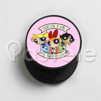 Powerpuff Girls Custom Round Cell Phone Folding Finger Holder