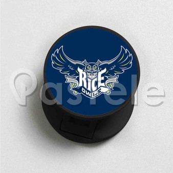 Rice Owls Custom Round Cell Phone Folding Finger Holder