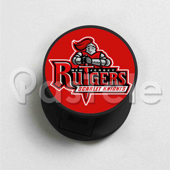 Rutgers Scarlet Knights Custom Round Cell Phone Folding Finger Holder