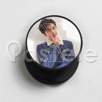 Sehun EXO Custom Round Cell Phone Folding Finger Holder