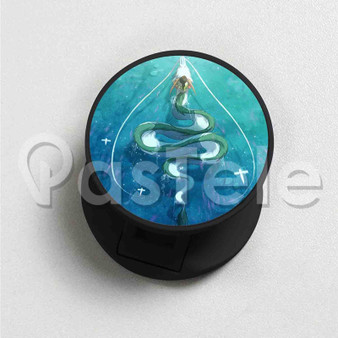 Spirited Away Custom Round Cell Phone Folding Finger Holder