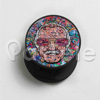 Stan Lee Marvel The Avengers Custom Round Cell Phone Folding Finger Holder