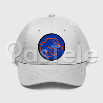 Boise State Broncos Custom Unisex Twill Hat Embroidered Cap Black White