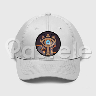 Breath of The Wild Custom Unisex Twill Hat Embroidered Cap Black White