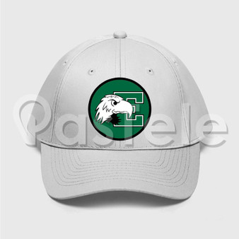 Eastern Michigan Eagles Custom Unisex Twill Hat Embroidered Cap Black White