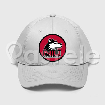 Northern Illinois Huskies Custom Unisex Twill Hat Embroidered Cap Black White