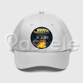 Oddmar Custom Unisex Twill Hat Embroidered Cap Black White