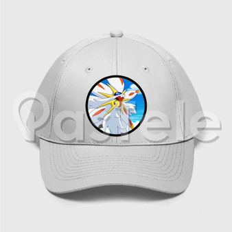 Pokemon Legendary Custom Unisex Twill Hat Embroidered Cap Black White