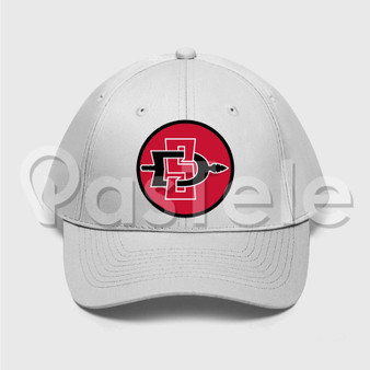 San Diego State Aztecs Custom Unisex Twill Hat Embroidered Cap Black White