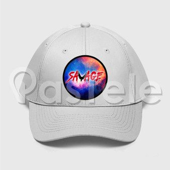 Savage Maverick Logan Paul Custom Unisex Twill Hat Embroidered Cap Black White