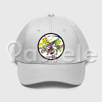 Splatoon 2 Custom Unisex Twill Hat Embroidered Cap Black White