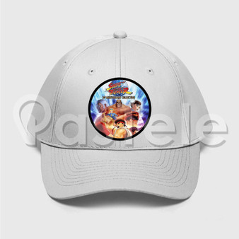 Street Fighter 30th Anniversary Collection Custom Unisex Twill Hat Embroidered Cap Black White