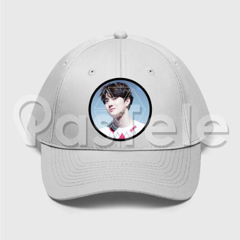 Suho EXO Custom Unisex Twill Hat Embroidered Cap Black White