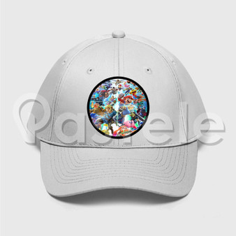 Super Smash Bros Ultimate Custom Unisex Twill Hat Embroidered Cap Black White