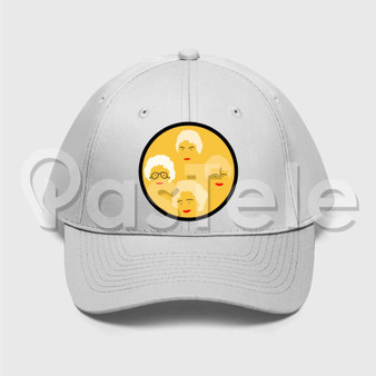 The Golden Girls Custom Unisex Twill Hat Embroidered Cap Black White