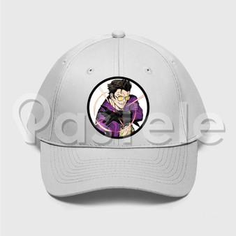 Travis Strikes Again No More Heroes Custom Unisex Twill Hat Embroidered Cap Black White