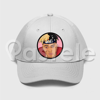 XXXTentacion Custom Unisex Twill Hat Embroidered Cap Black White