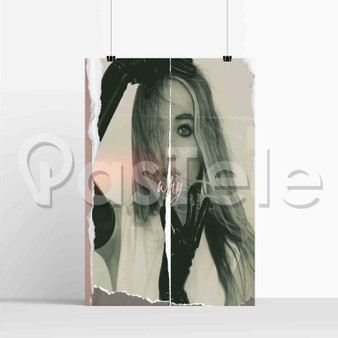 Sabrina Carpenter Why Custom Art New Silk Poster Print Wall Decor 20 x 13 Inch 24 x 36 Inch