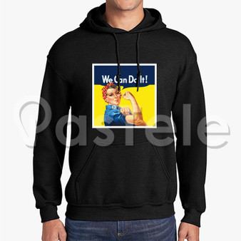 Rosie The Riveter Custom Unisex Hooded Sweatshirt Crew Hoodies Jacket Hoodie Cotton Polyester