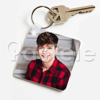 nathan triska Custom Personalized Art Keychain Key Ring Jewelry Necklaces Pendant Two Sides