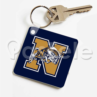 Navy Midshipmen Custom Personalized Art Keychain Key Ring Jewelry Necklaces Pendant Two Sides