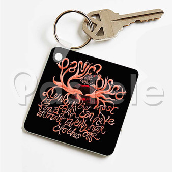 Panic At the Disco 2 Custom Personalized Art Keychain Key Ring Jewelry Necklaces Pendant Two Sides