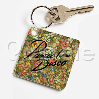 Panic At the Disco Pattern Custom Personalized Art Keychain Key Ring Jewelry Necklaces Pendant Two Sides