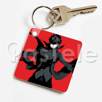 Persona 5 Custom Personalized Art Keychain Key Ring Jewelry Necklaces Pendant Two Sides