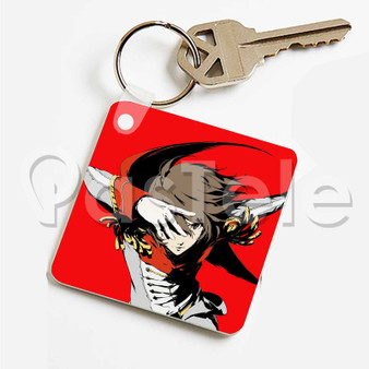 Persona 5 2 Custom Personalized Art Keychain Key Ring Jewelry Necklaces Pendant Two Sides