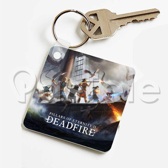 Pillars of Eternity II Deadfire Custom Personalized Art Keychain Key Ring Jewelry Necklaces Pendant Two Sides