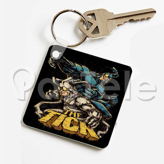 The Tick Custom Personalized Art Keychain Key Ring Jewelry Necklaces Pendant Two Sides