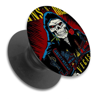 Pastele Guns N Roses Lithograph Vegas Custom Personalized PopSockets Phone Grip Holder Pop Up Phone Stand