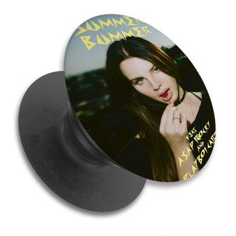 Pastele Lana Del Rey Summer Bummer Custom Personalized PopSockets Phone Grip Holder Pop Up Phone Stand