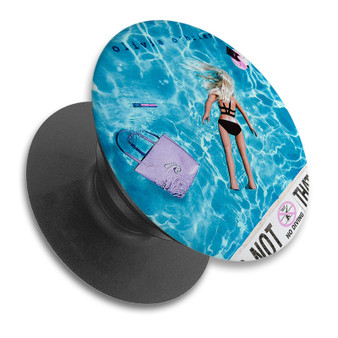 Pastele Olivia O Brien It s Not That Deep Custom Personalized PopSockets Phone Grip Holder Pop Up Phone Stand
