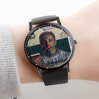 Pastele G Eazy Logic Under Pressure Watch Custom Unisex Black Quartz Watch Premium Gift Box Watches