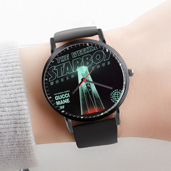Pastele The Weeknd Starboy Legend of the Fall 2017 World Tour Watch Custom Unisex Black Quartz Watch Premium Gift Box Watches