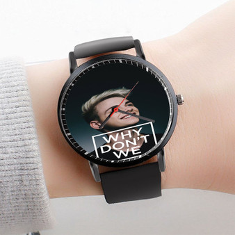 Pastele Why Don t We Corbyn Besson Watch Custom Unisex Black Quartz Watch Premium Gift Box Watches
